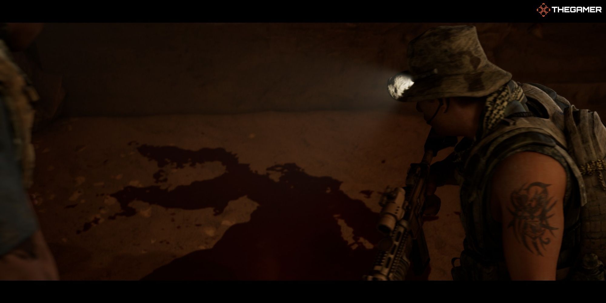House of Ashes - Slayer - Nick next to a pool of blood