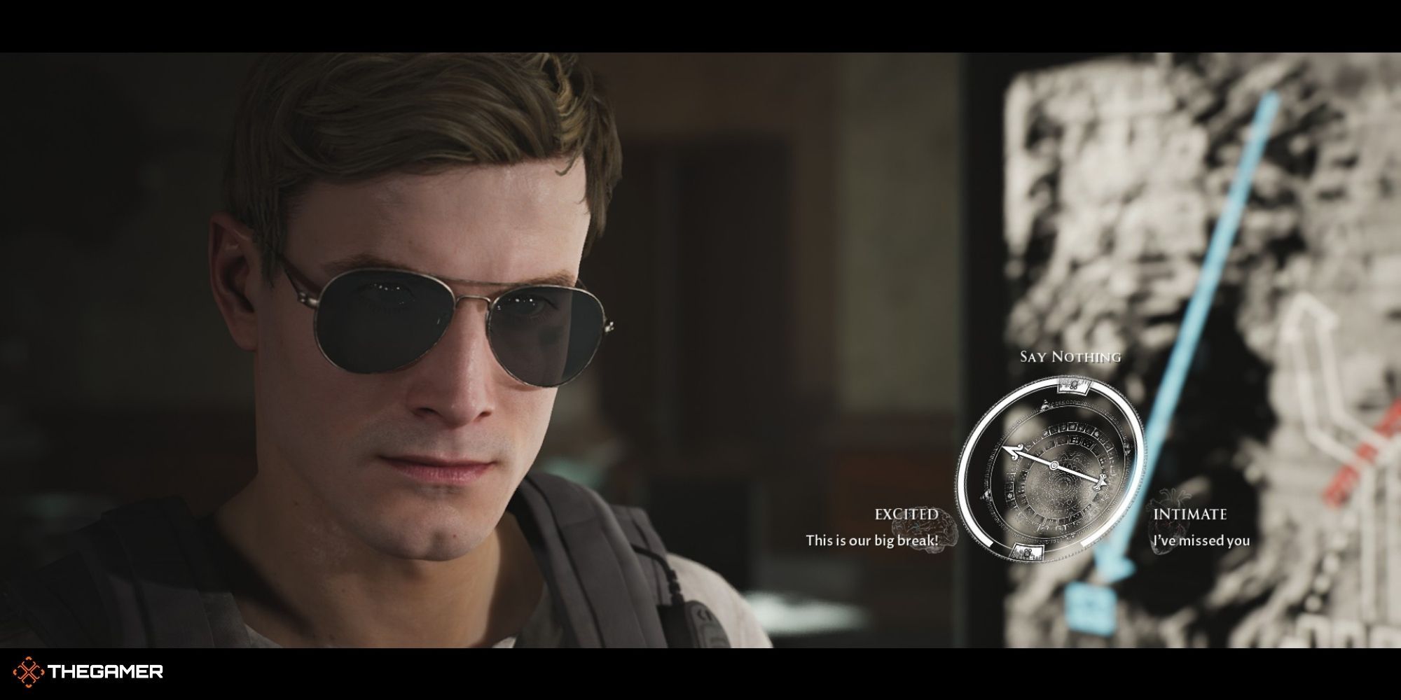 House of Ashes - The Raid - Erik next to a decision wheel