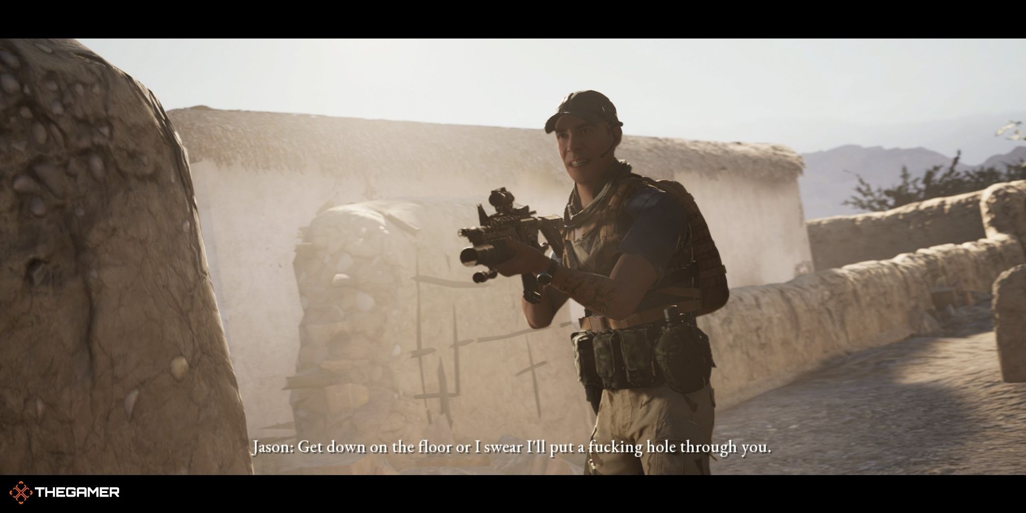 House of Ashes - The Raid - Jason talking to Shepherd