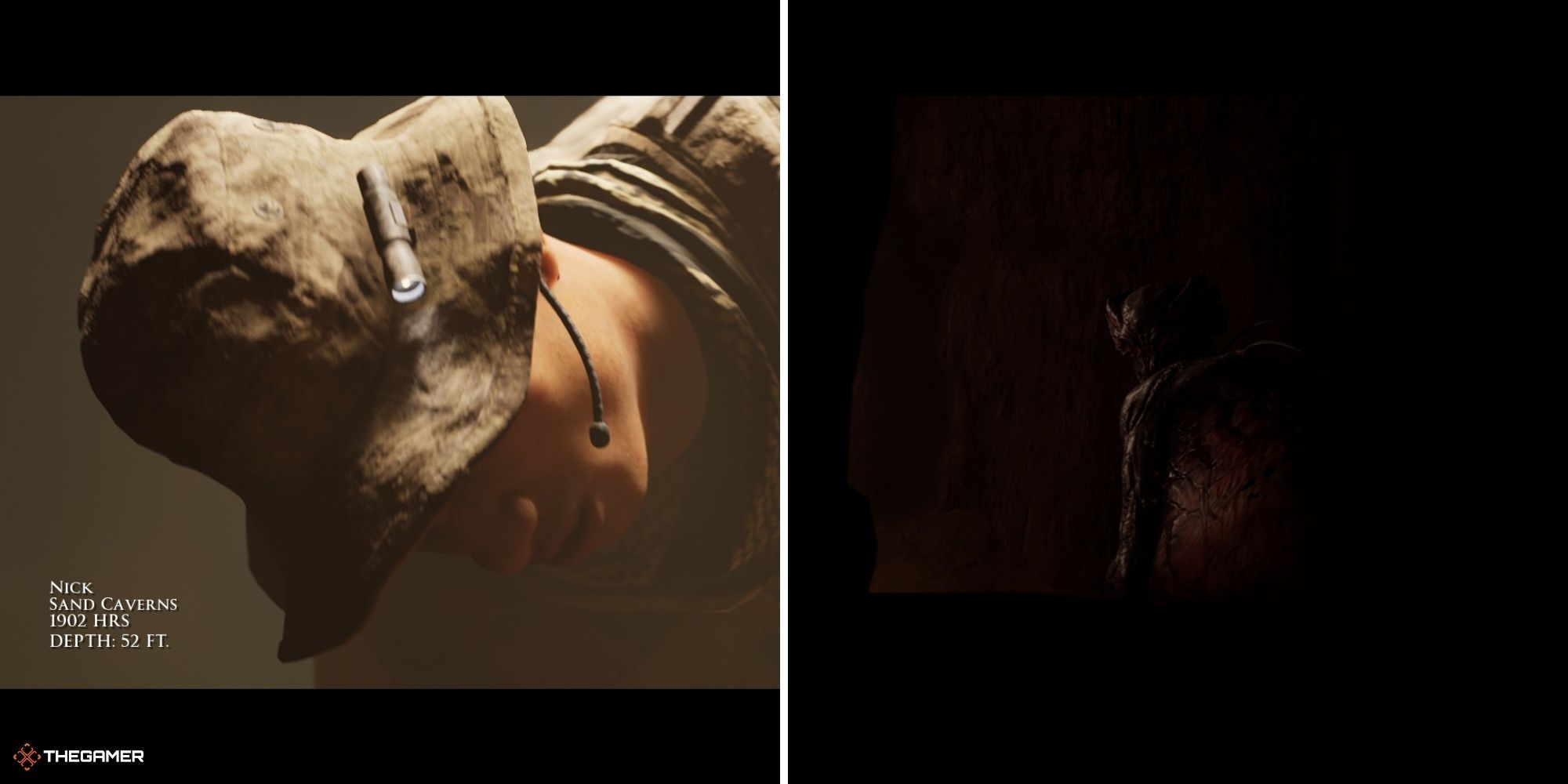 House of Ashes - The Raid - Nick on left, creature on right