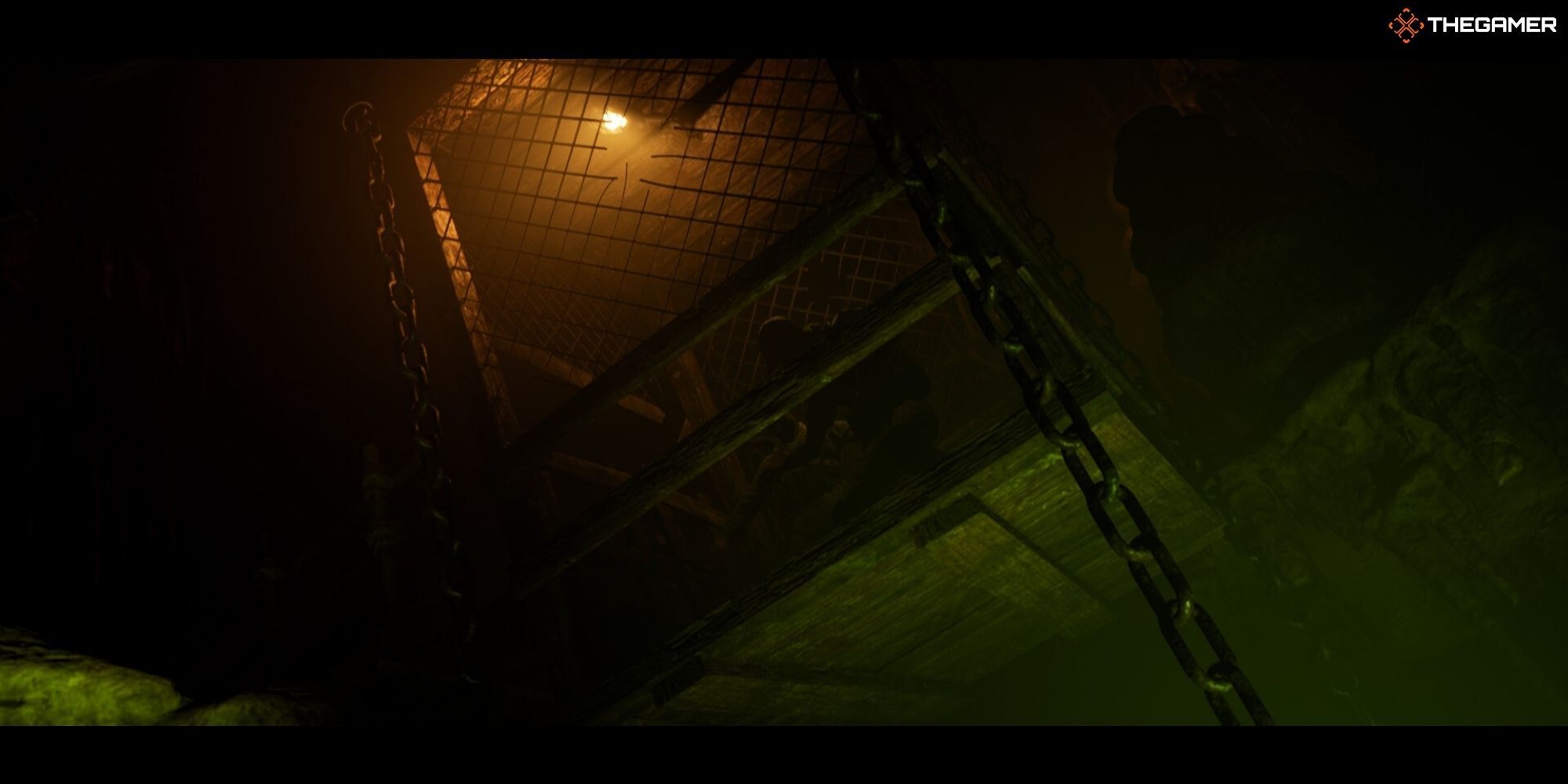 House of Ashes - The Well - Salim and Jason in the elevator