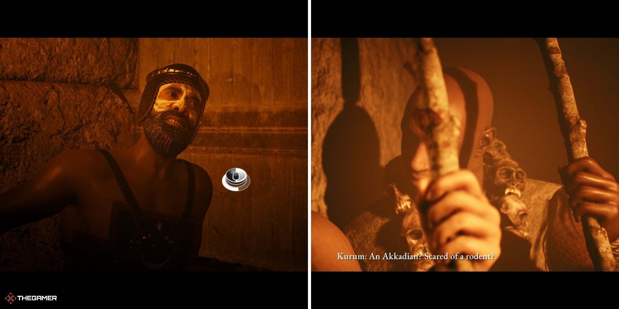 House of Ashes Prologue - Balathu on left, Kurum on right, under the temple