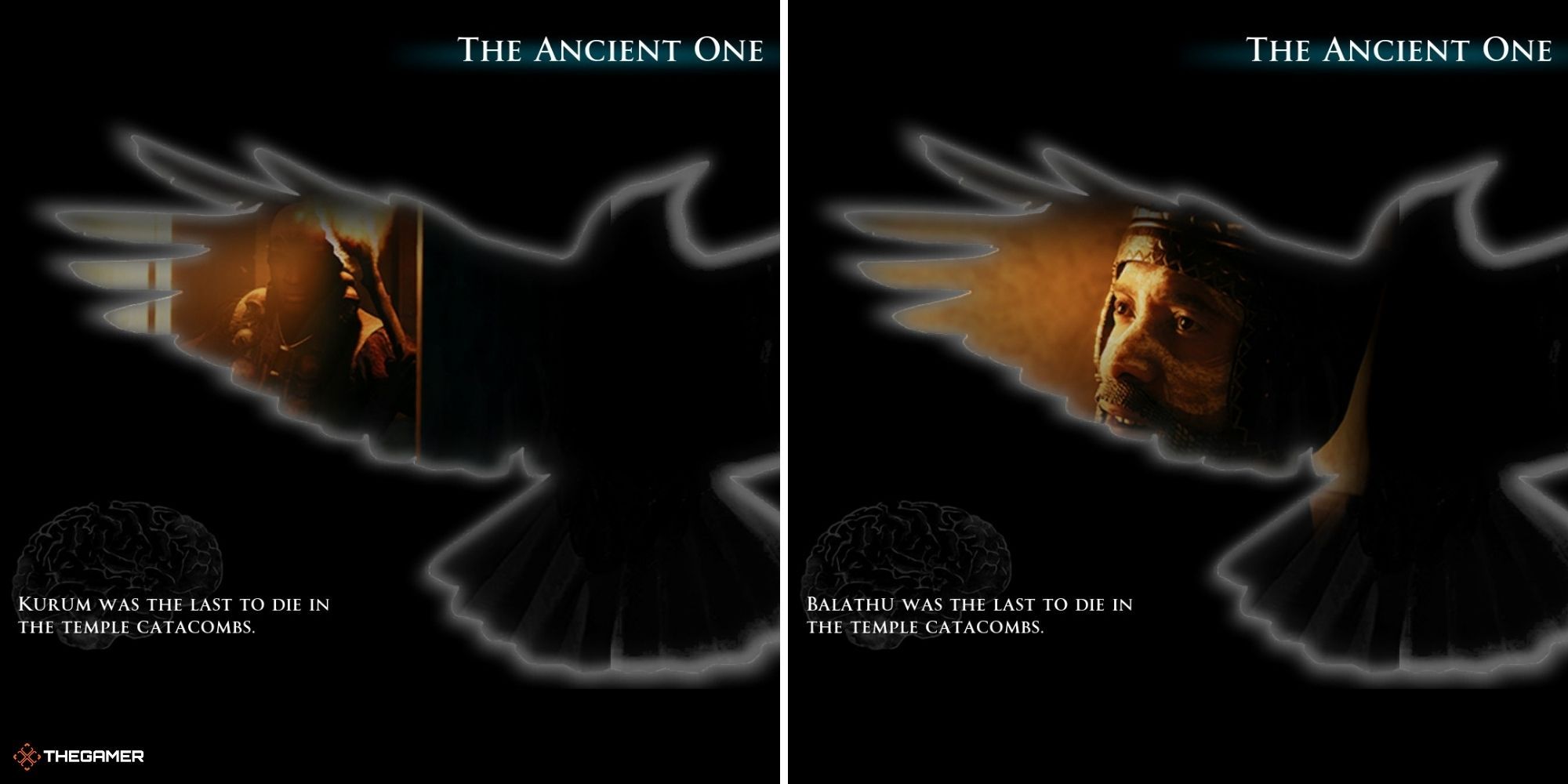 House of Ashes Prologue - Bearing called The Ancient One which registers which man died first