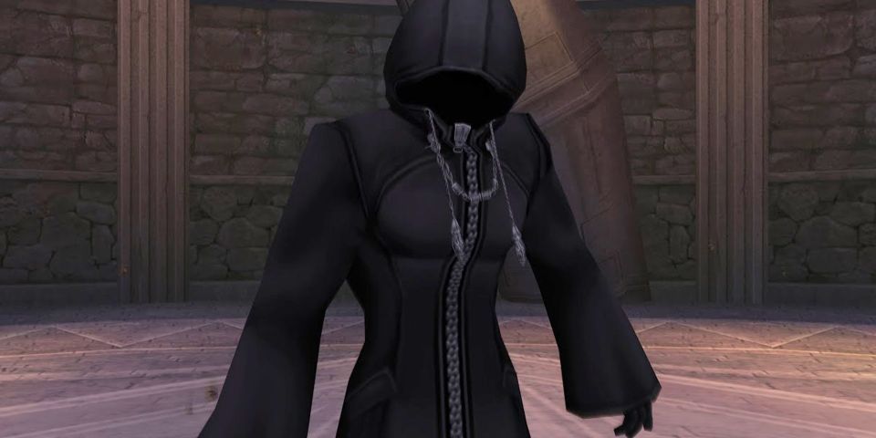 Xemnas in Kingdom Hearts, face covered