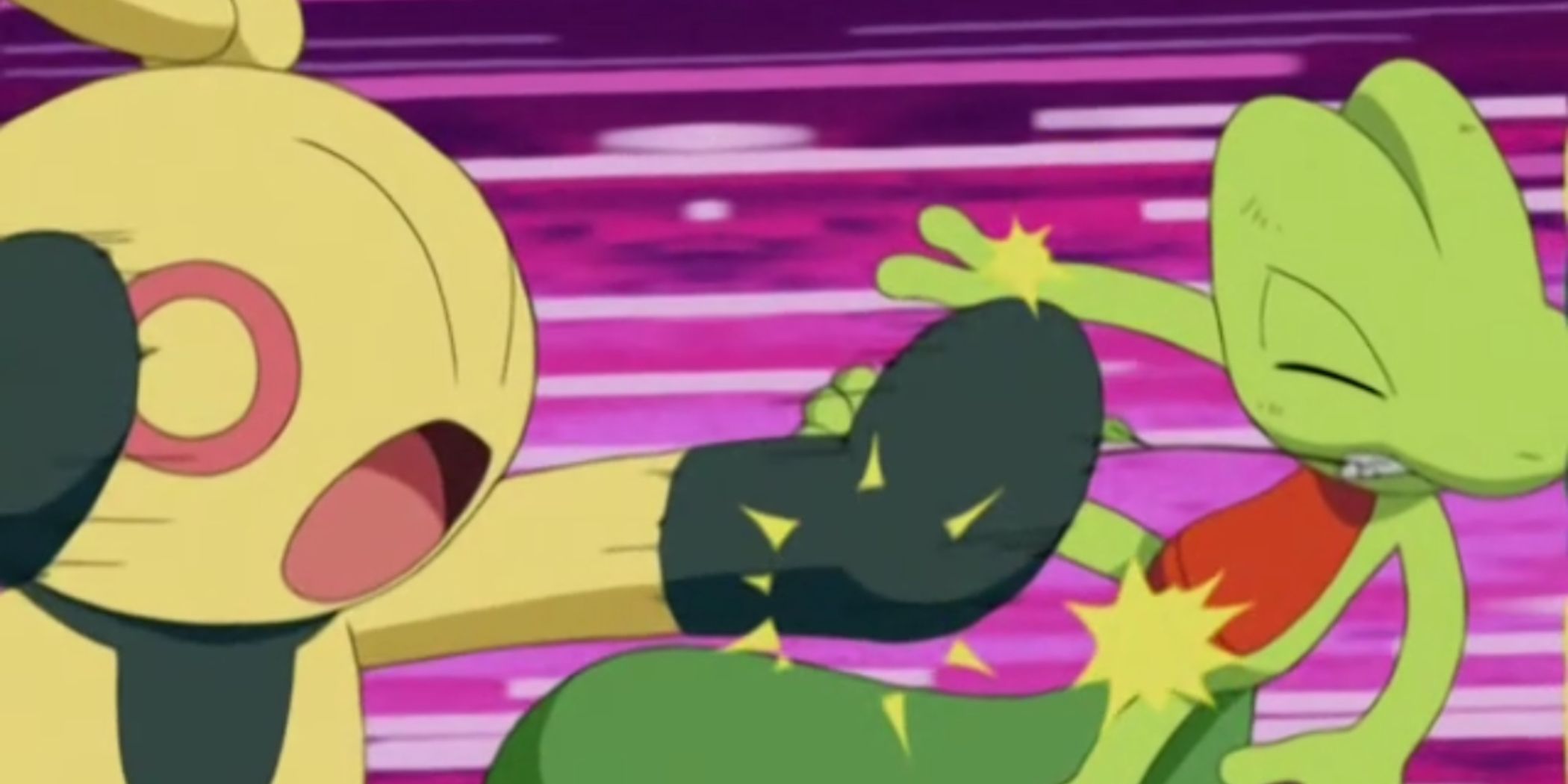 Makuhita Treecko Pokemon Aniem Advanced Generation Dark Type Attack Physical