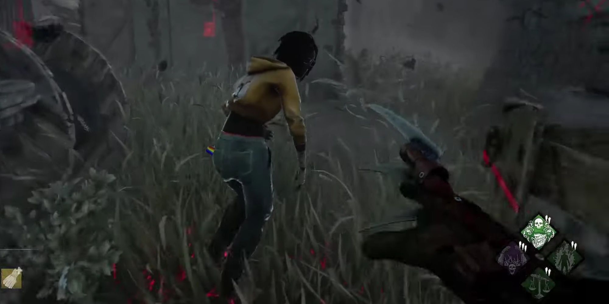 Dead By Daylight: Nightmare Killer About To Attack Survivor