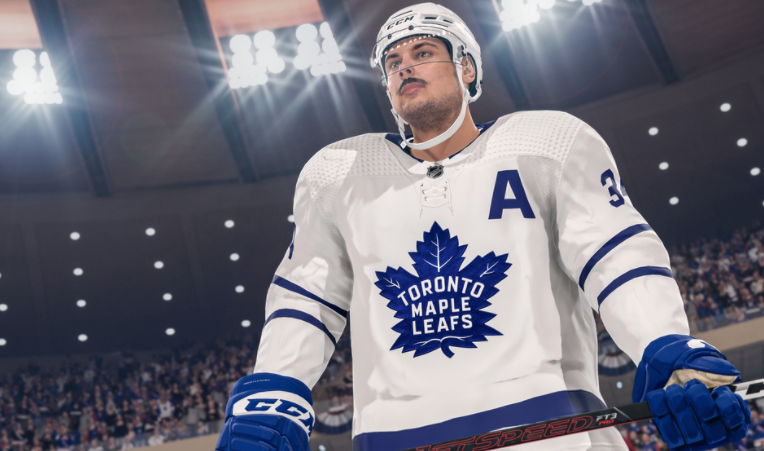 Toronto Maple Leafs NHL 22 video game screenshot Auston Matthews 