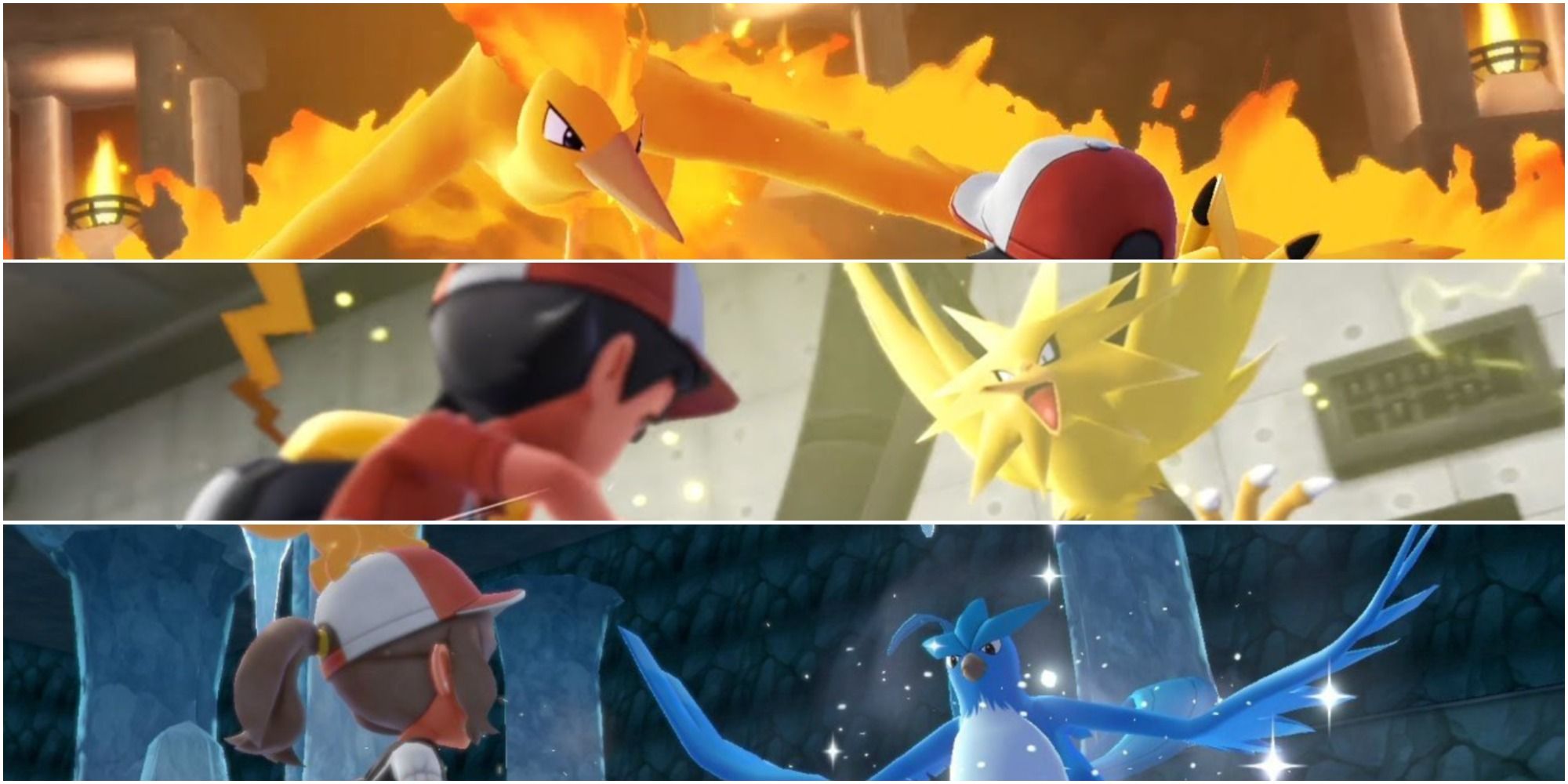 Legendary Birds Kanto Let's Go