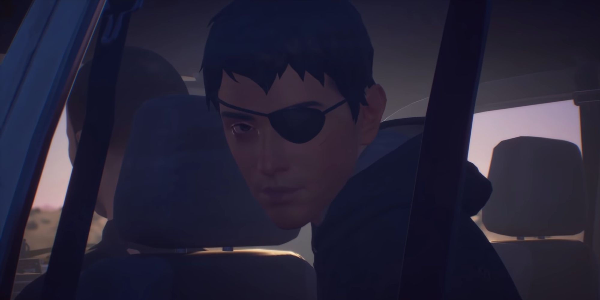 Life Is Strange 2 Screenshot Of Sean In Police Car