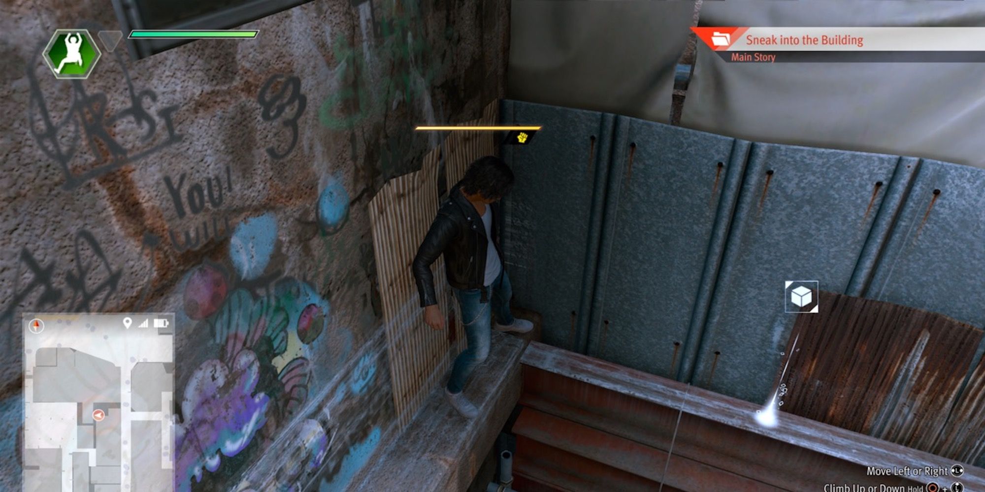 Climbing around in Lost Judgment