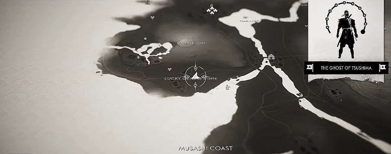Map of Mongol Artifact in Lucky Gengo's Inn