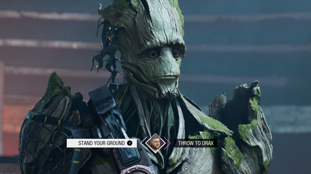 Marvel's Guardians of the Galaxy selling Groot to Lady Hellbender