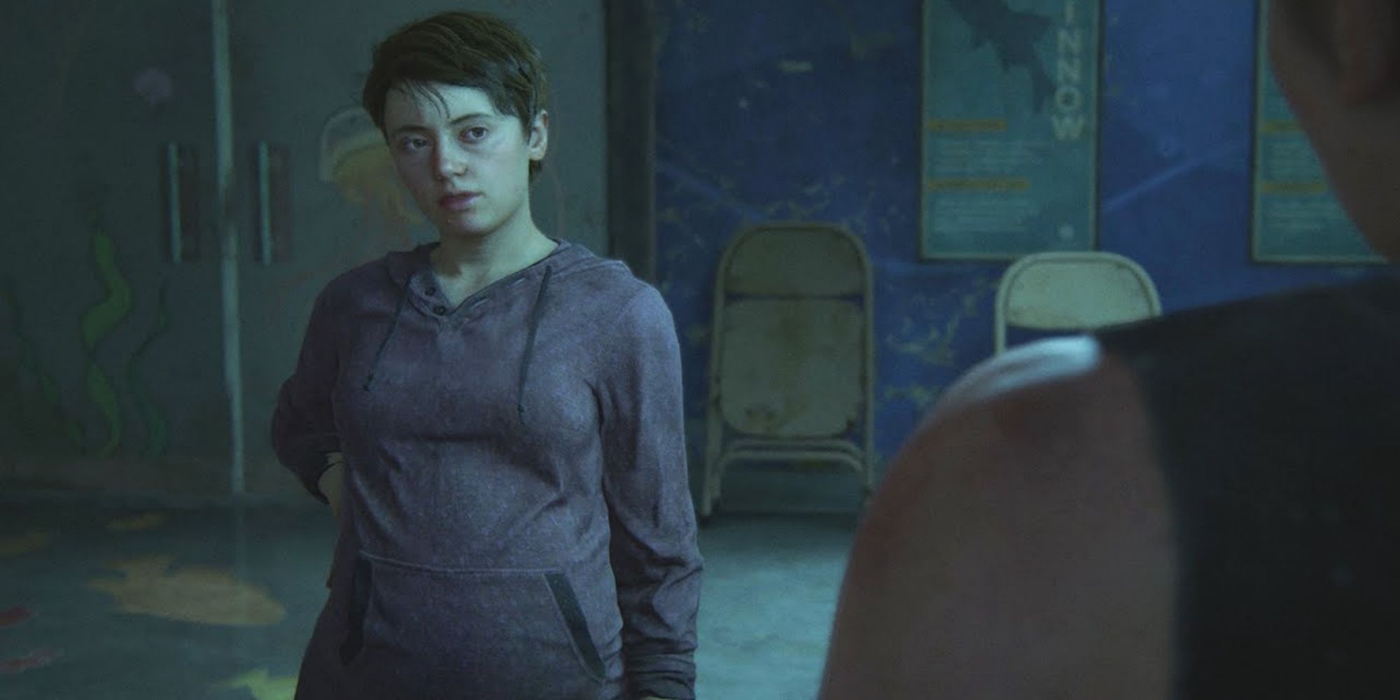 Mel the last of us part 2 being confronted by abbey