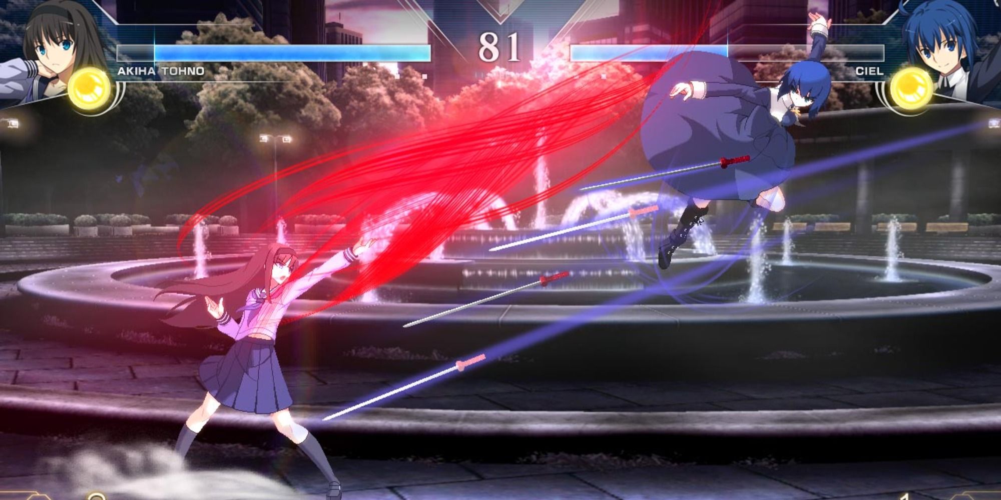 Akiha vs Cield in Melty Blood: Type Lumina