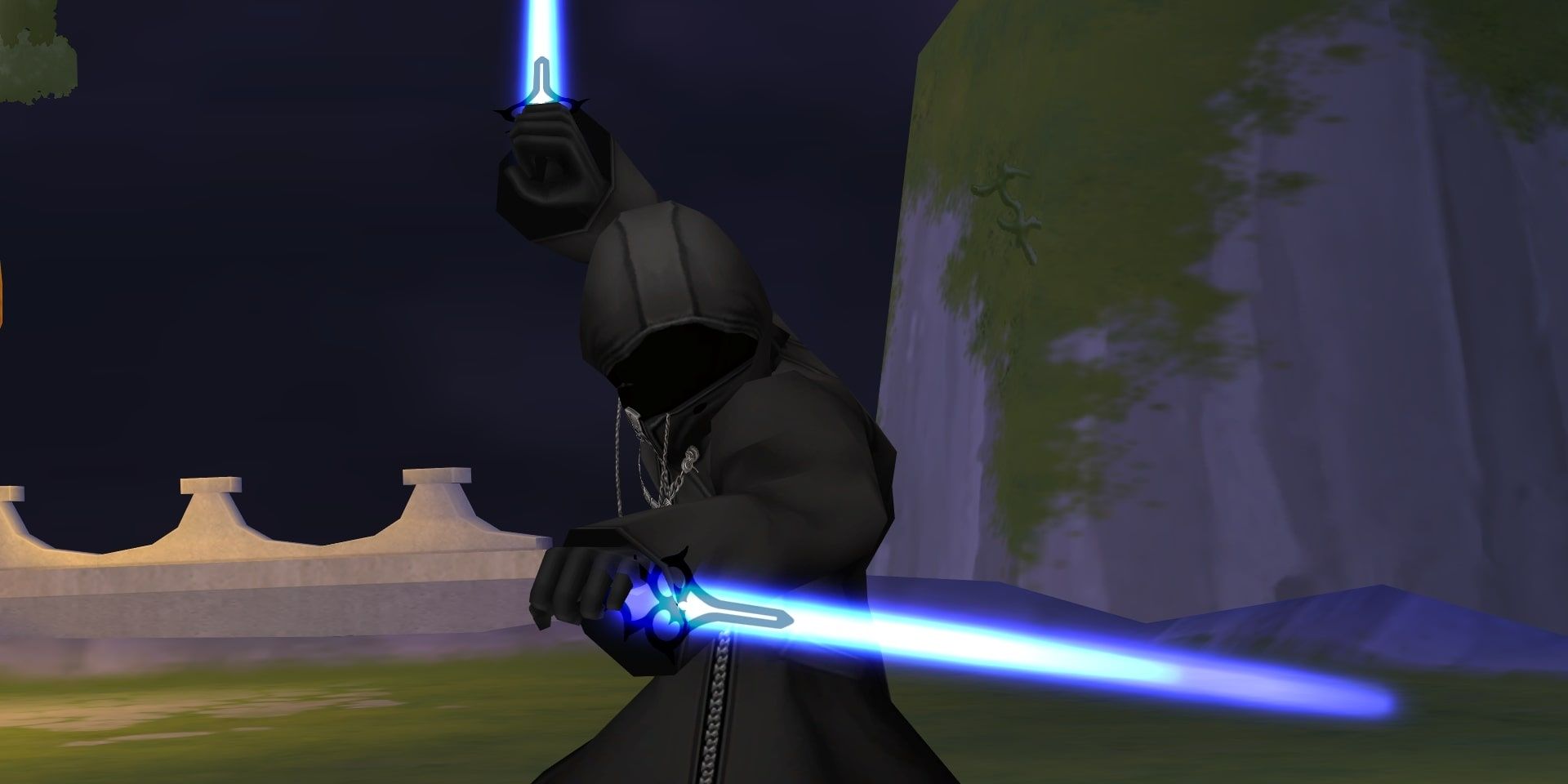 Mysterious Figure wielding his dual sabers