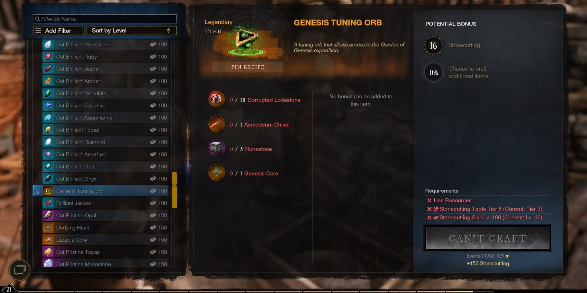 New World Genesis Tuning Orb