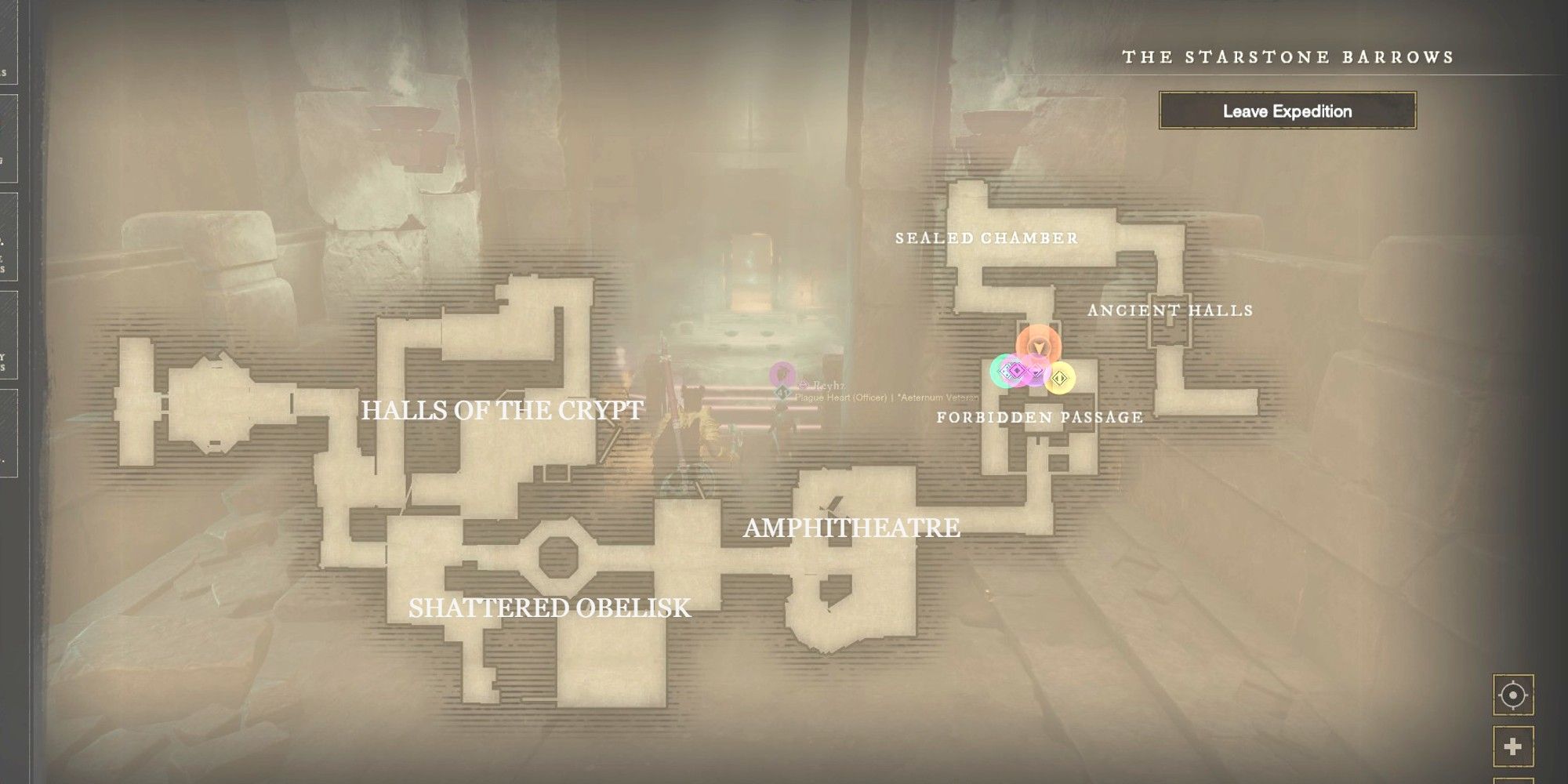 New World starstone barrow dungeon map