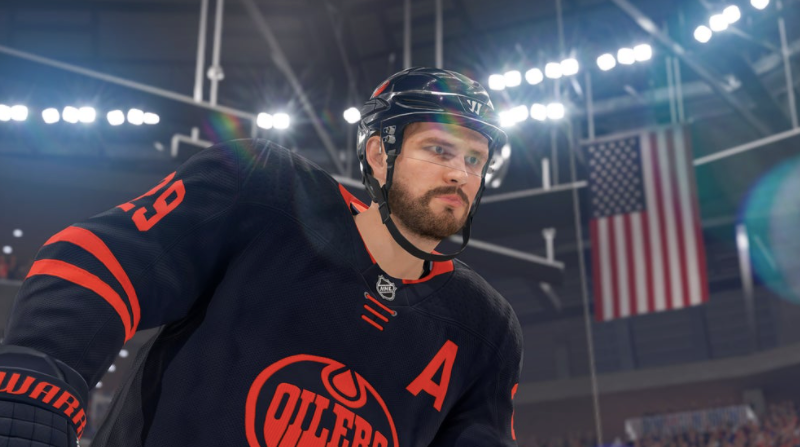 Edmonton Oilers NHL 22 video game screenshot leon draisaitl
