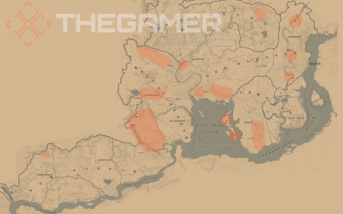 Owl locations in Red Dead Redemption 2 Online TheGamer custom map edit