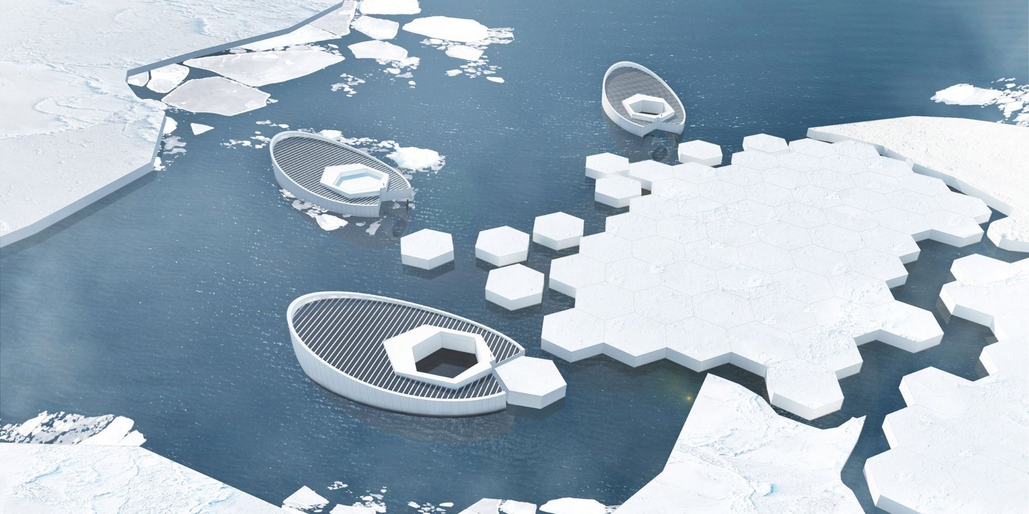 Re-Freeze The Arctic - Submarines in action (conceptual art)