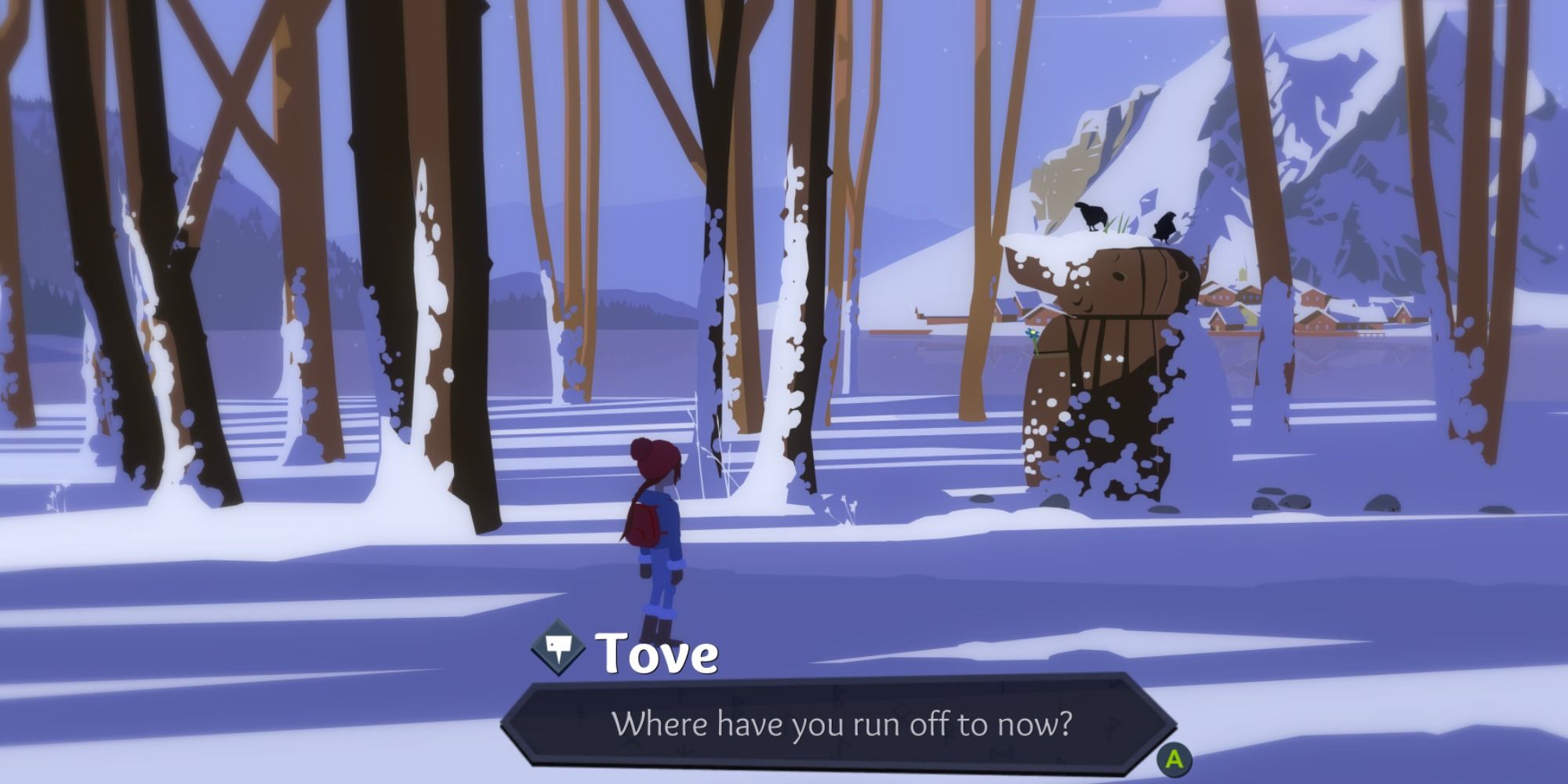 Tove looking for her brother Lars in Roki