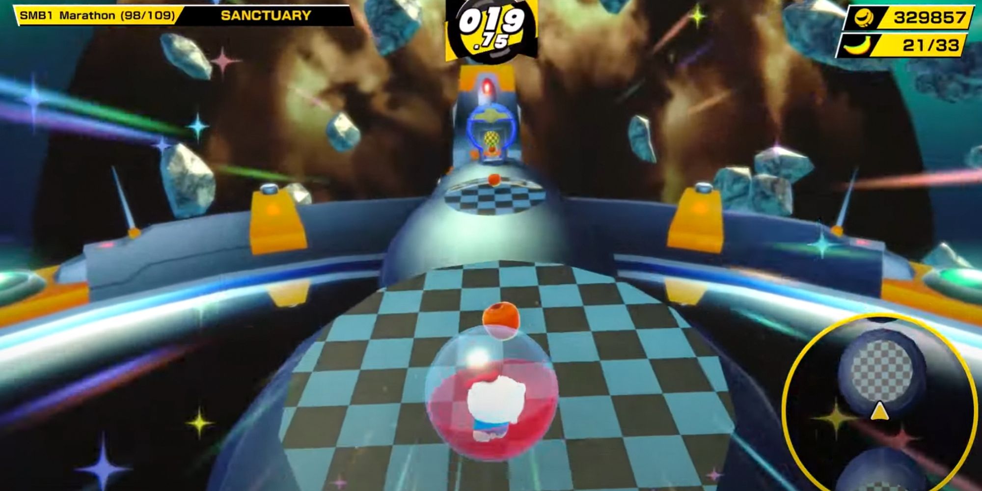 Super Monkey Ball Banana Mania. Sanctuary level.