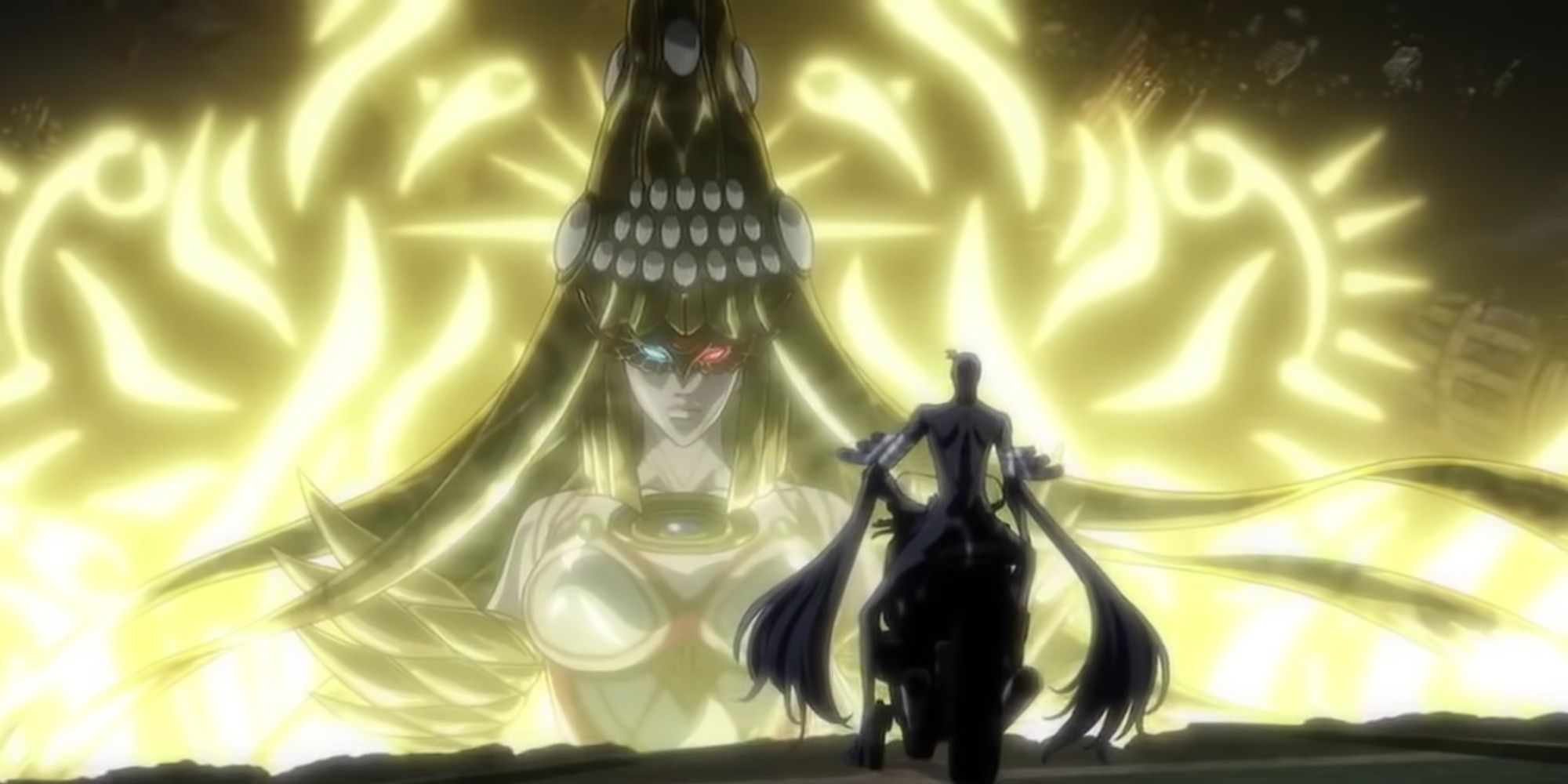 Jubileus and Jeanne in Bayonetta: Bloody Fate