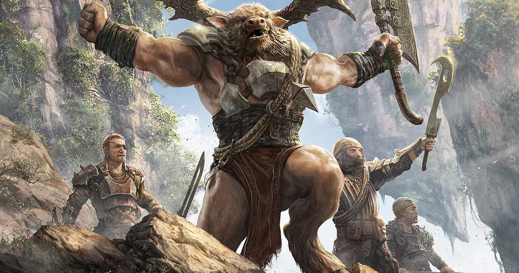 Shatterskull Minotaur by Aleksi Briclot