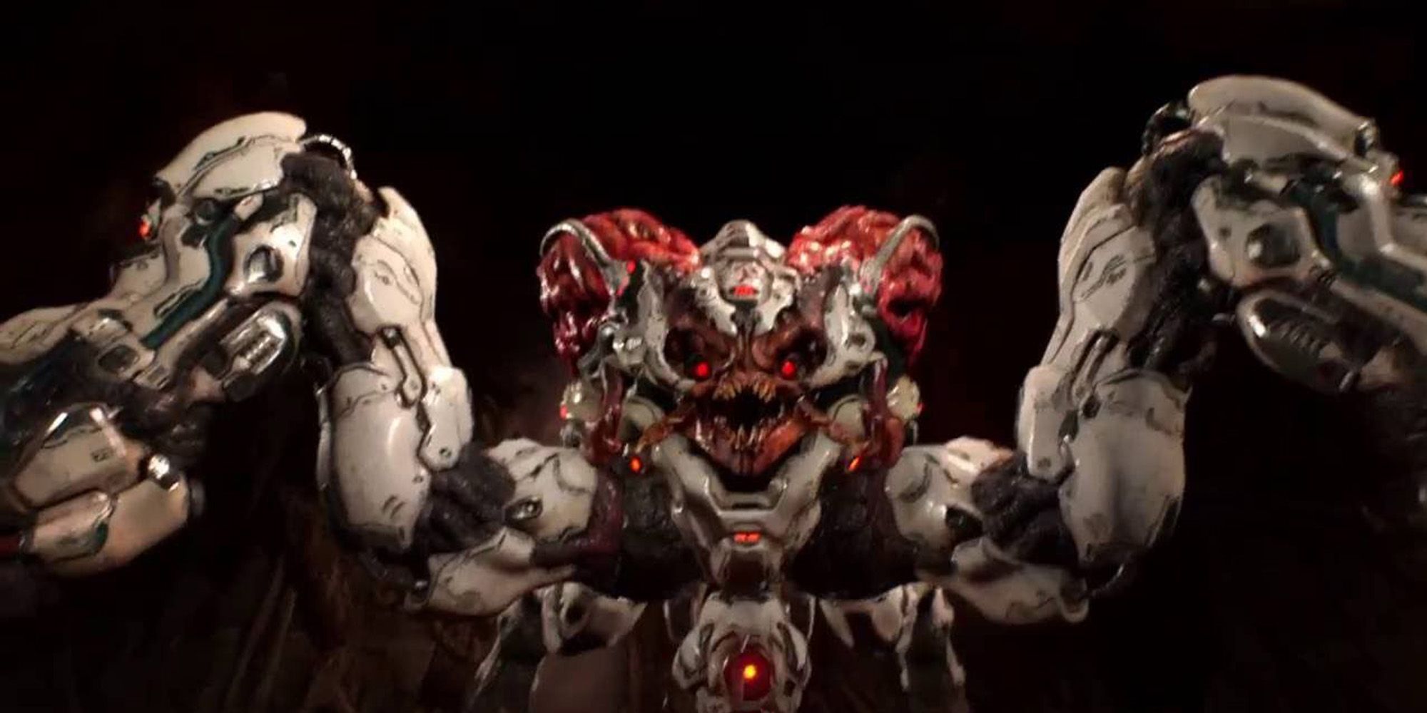 Doom 2016 - Spider Mastermind Lurking In The Darkness