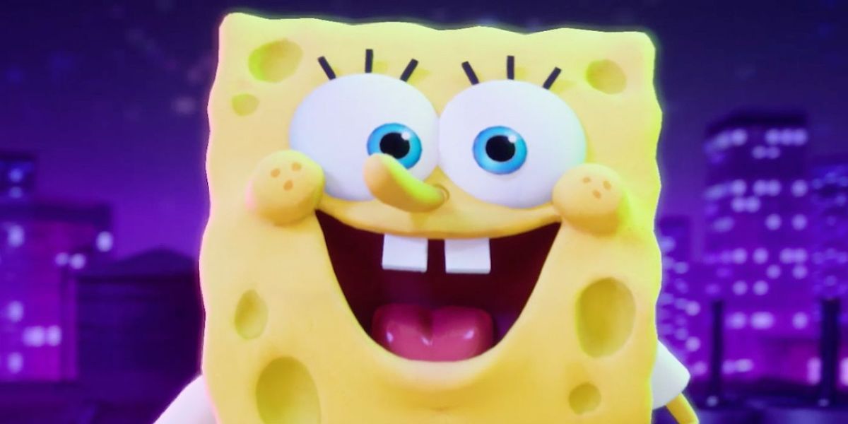 Spongebob in Nickelodeon All-Star Brawl
