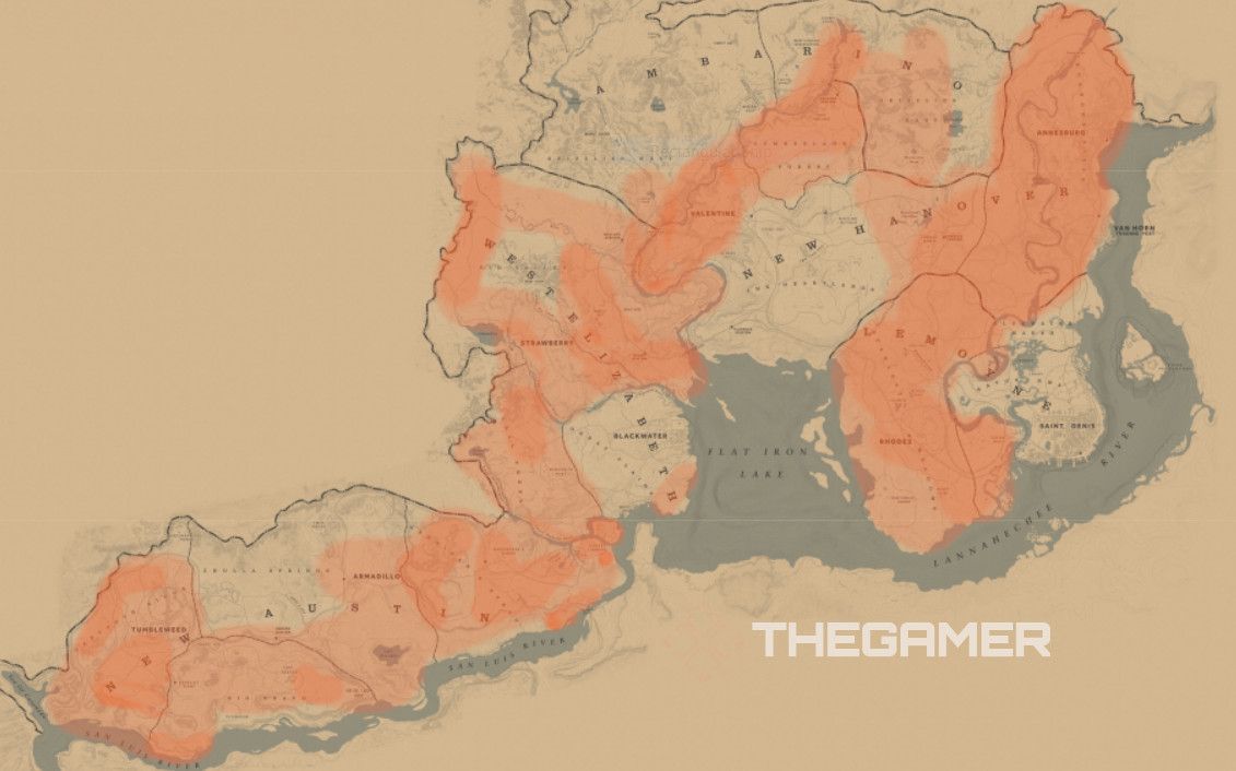 Squirrel locations Red Dad Redemption 2 Online TheGamer custom map