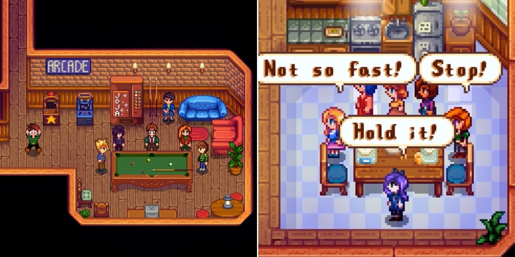 Stardew Valley - Getting caught cheating by all of your partners
