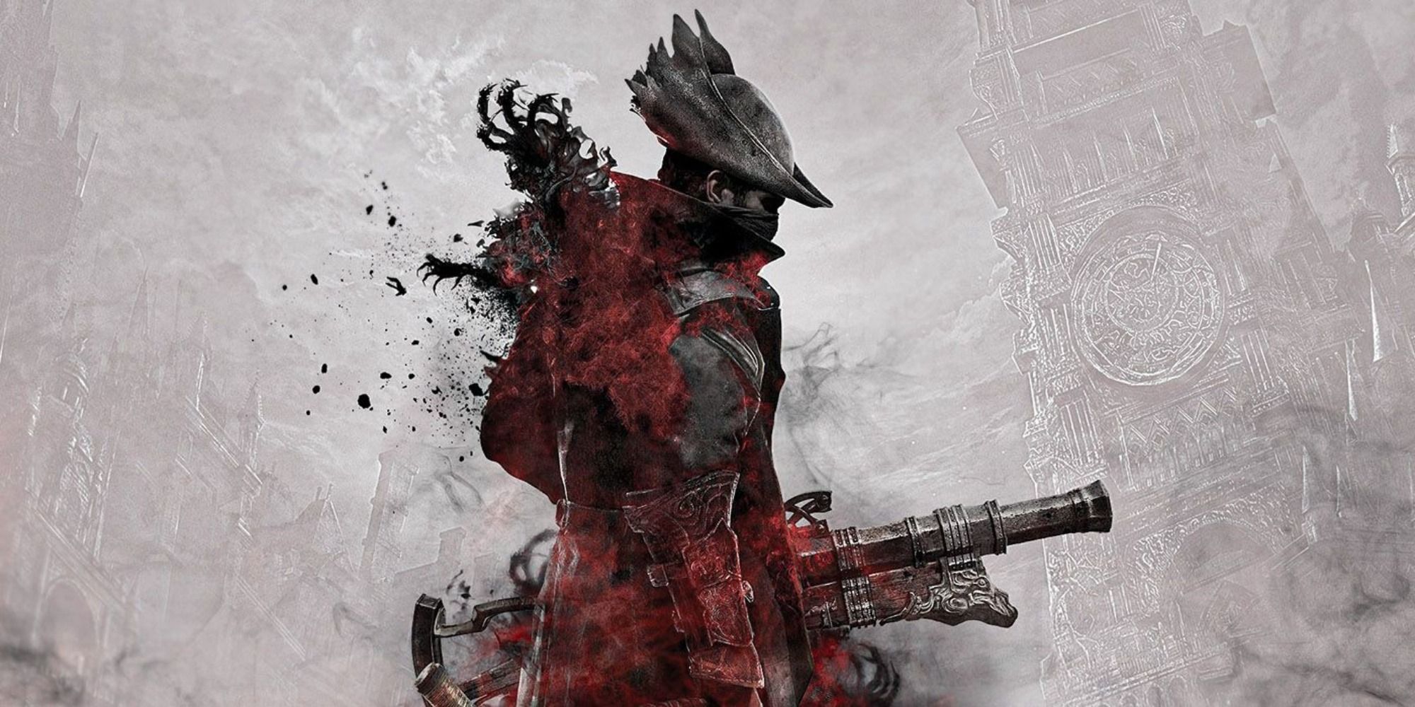 The Hunter box art with cannon and red aura surrounding them