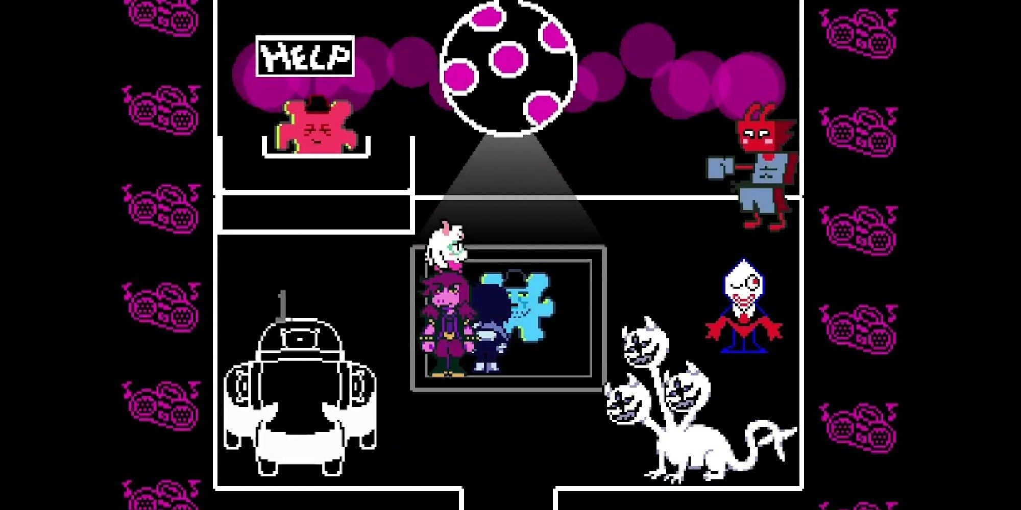 Deltarune Chapter 2 Going Inside The Party Dojo