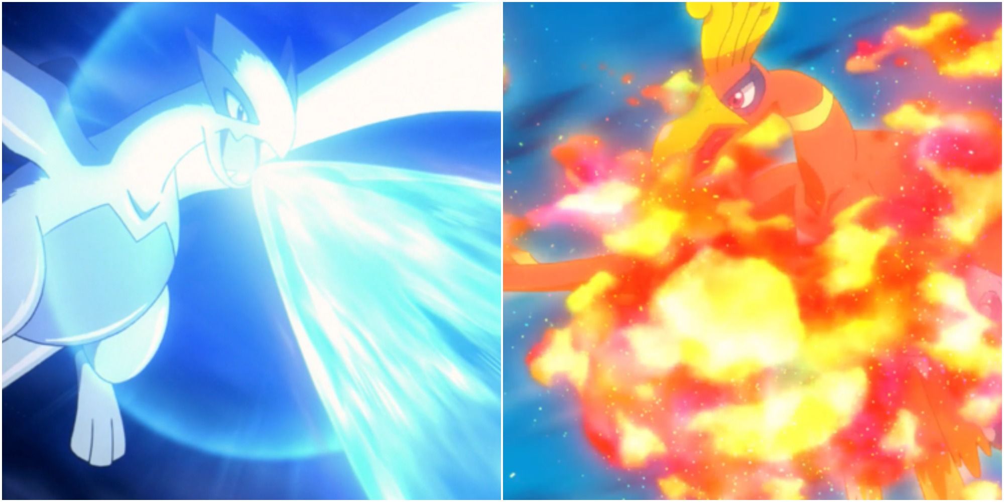 Aeroblast Sacred Fire Lugia Ho-Oh Legendary Pokemon