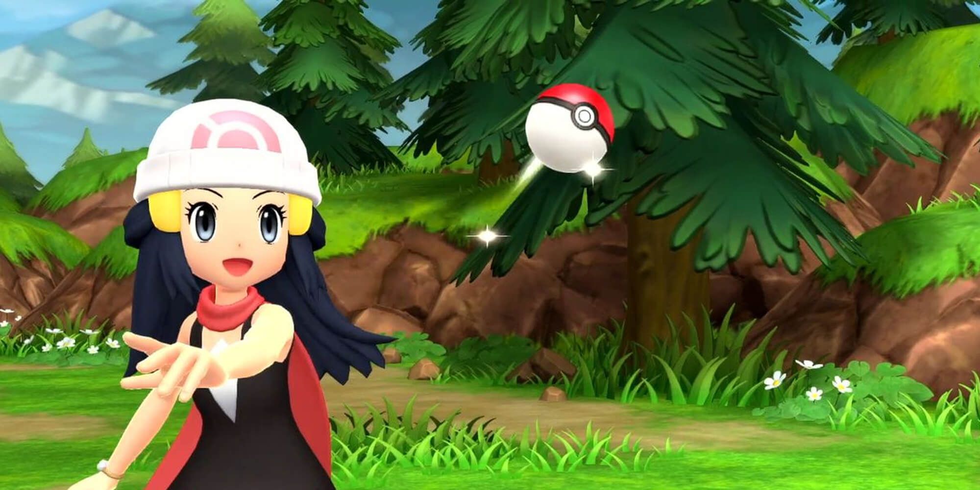 The Hero Trainer Throws A Poke Ball