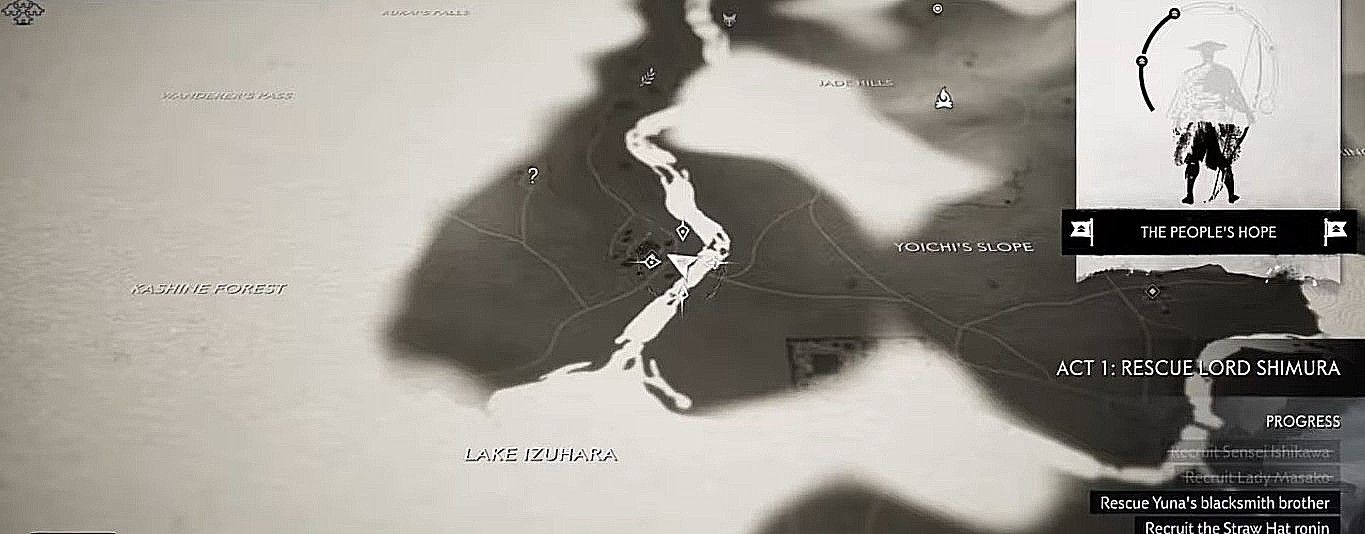 Map of Mongol artifact at Traveler's Rest Inn