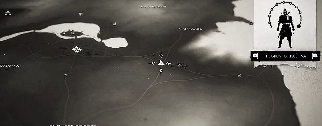 Map of Mongol artifact near Twilight's Edge Overlook