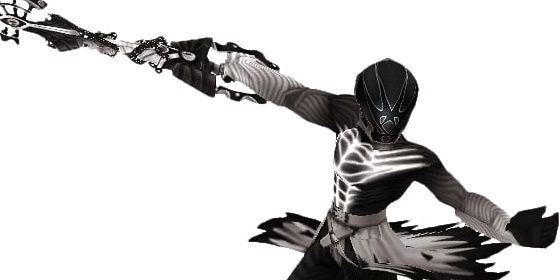 Vanitas Remnant with its keyblade outstretched