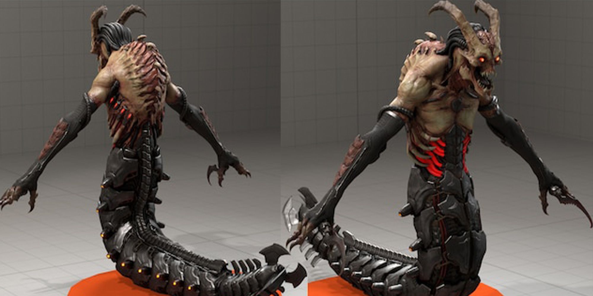 Whiplash from Doom Eternal posed in the Steam Workshop