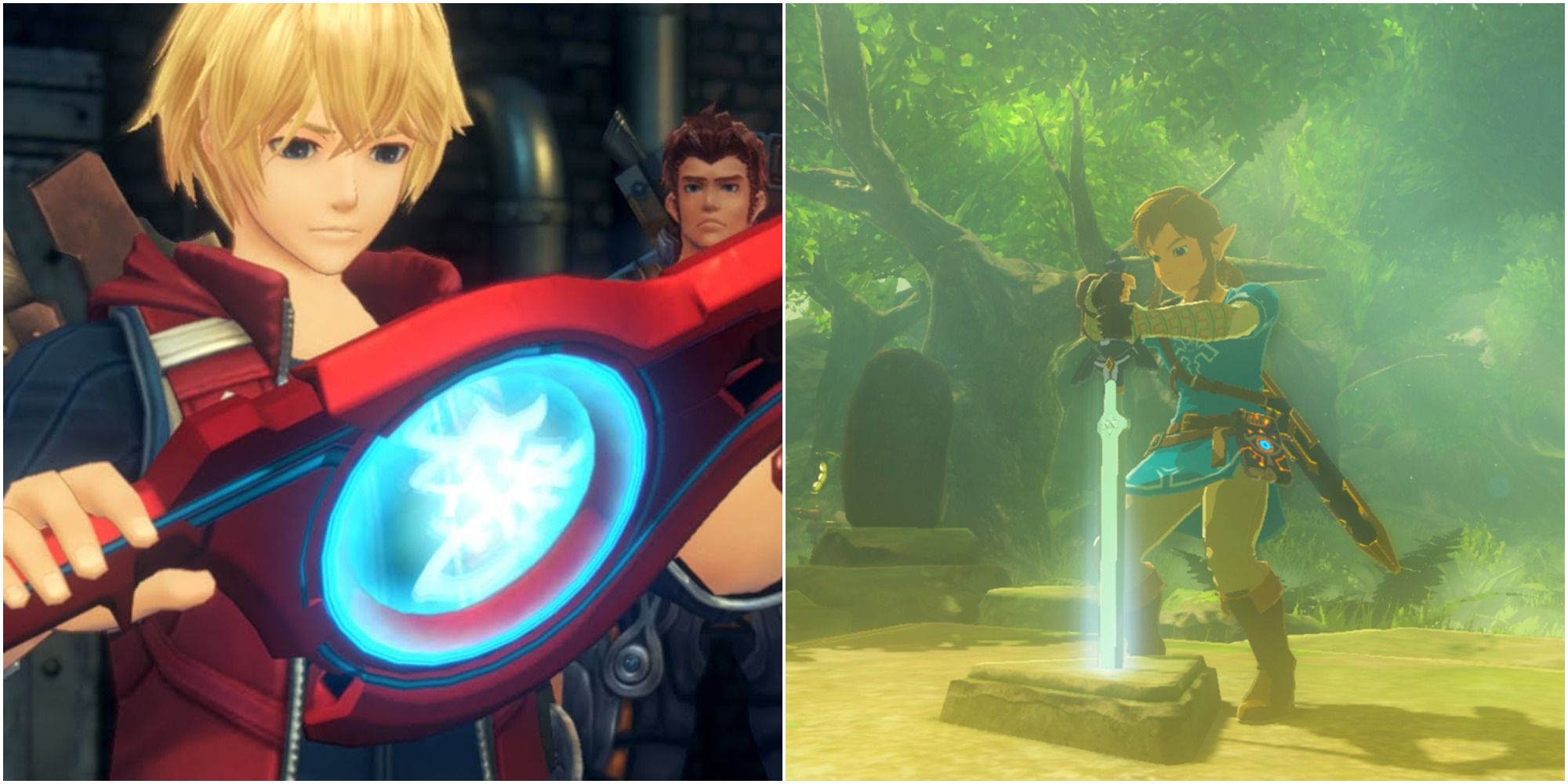 Xenoblade Chronicles Breath of the Wild Monado Master Sword