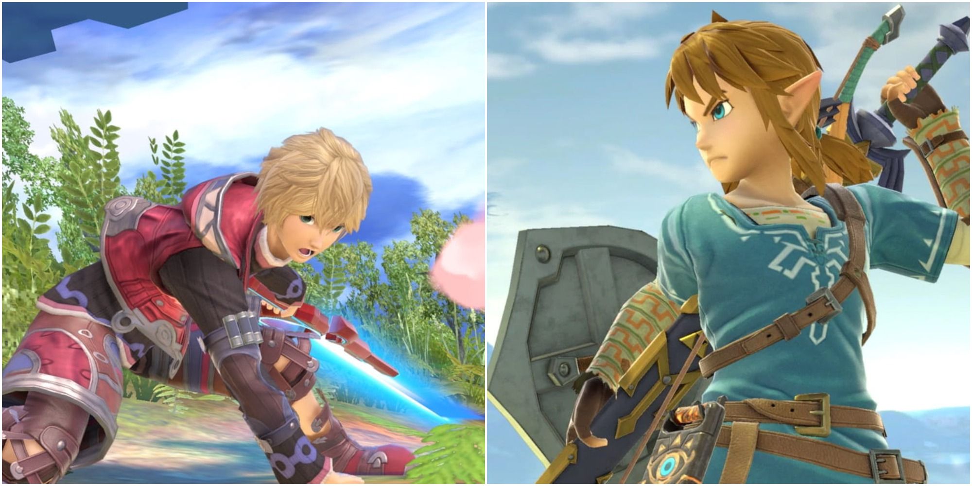 Xenoblade Chronicles Breath of the Wild Shulk Link Super Smash Brothers