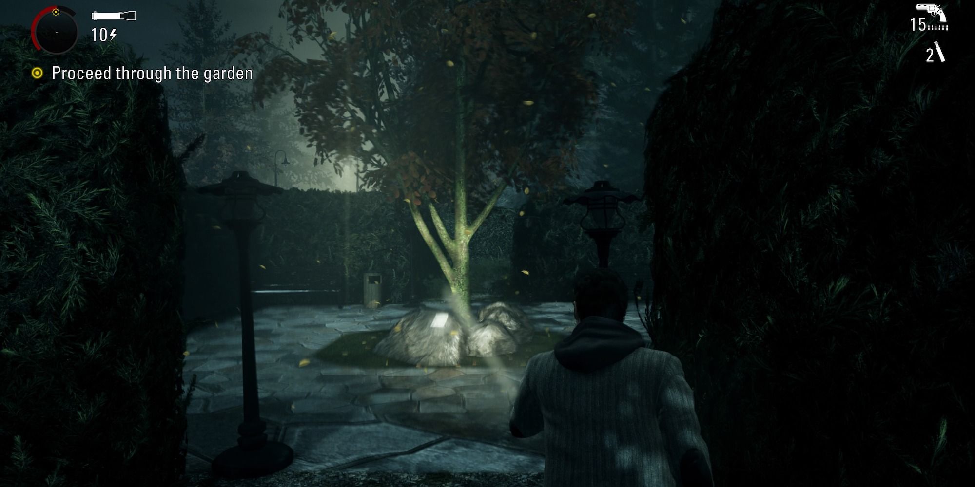alan wake manuscript in hedge maze