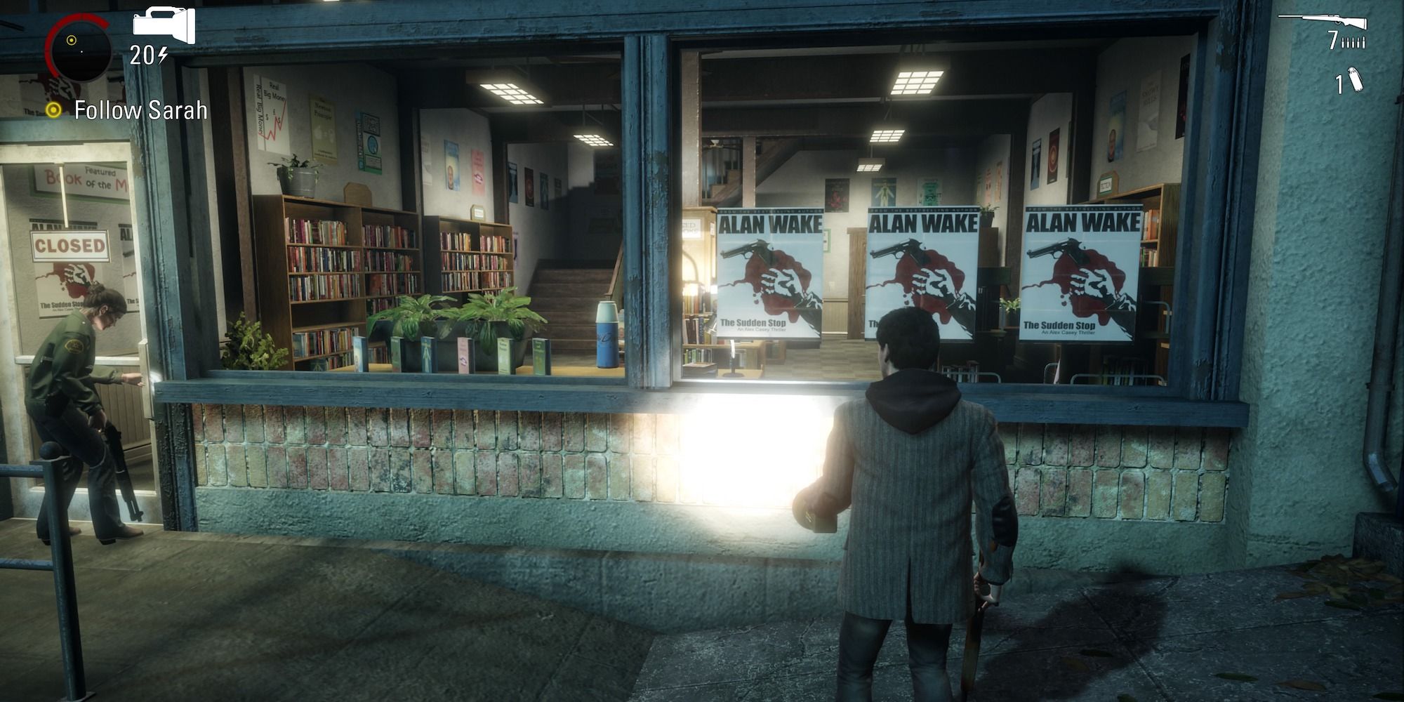 alan wake thermos in bookshope episode 5