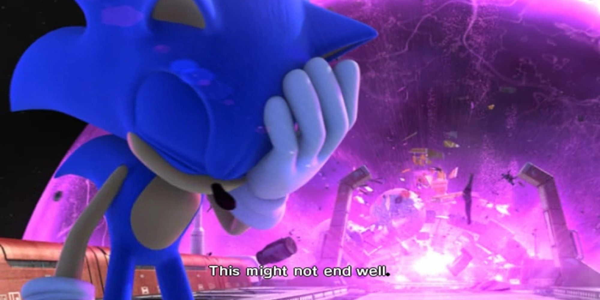 Sonic standing around again