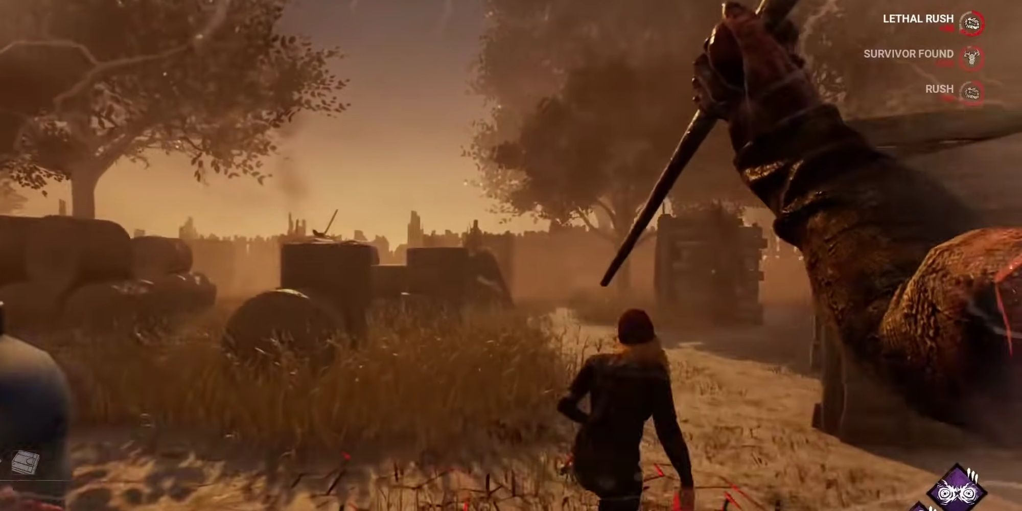 Dead By Daylight: Blight Right Behind Survivor