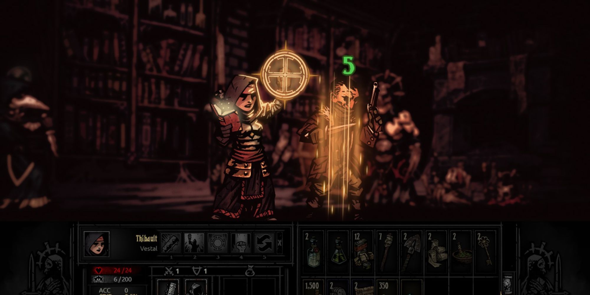 darkest dungeon vestal heal