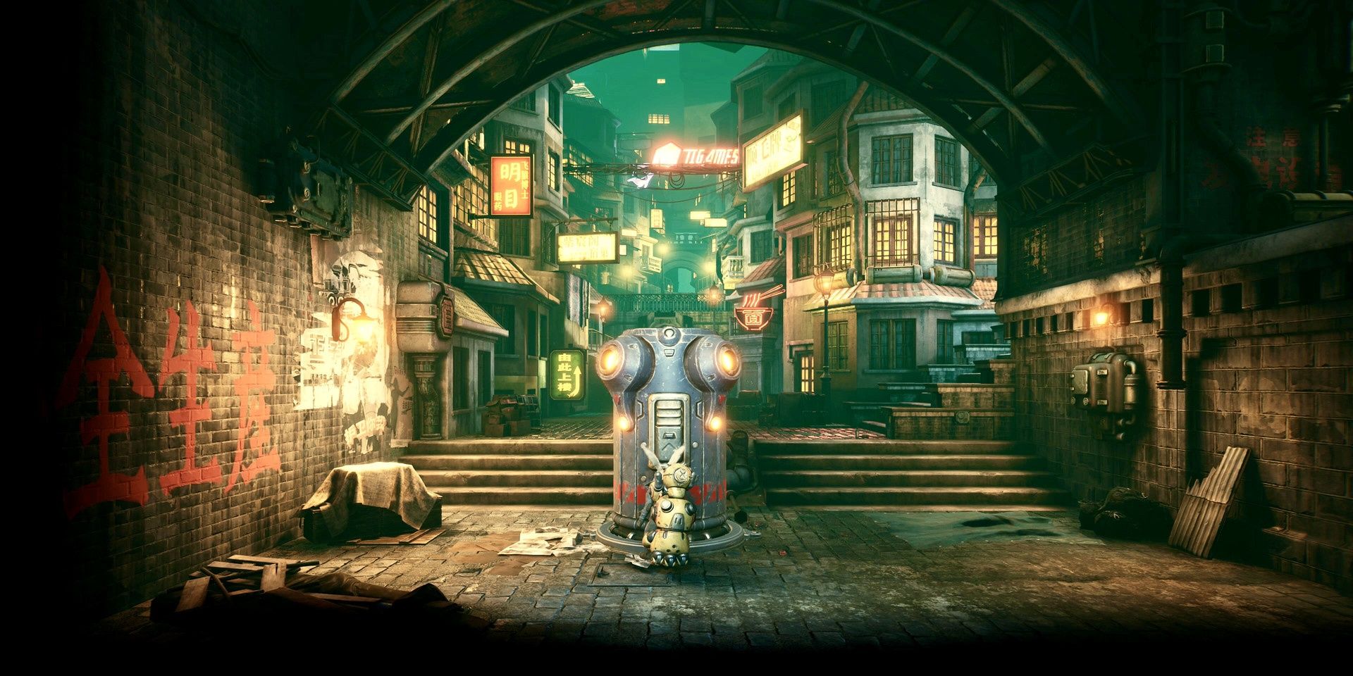 A screenshot showing gameplay in F.I.S.T.: Forged In Shadow Torch