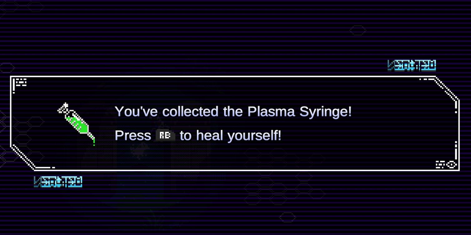 healing syringe in unsighted