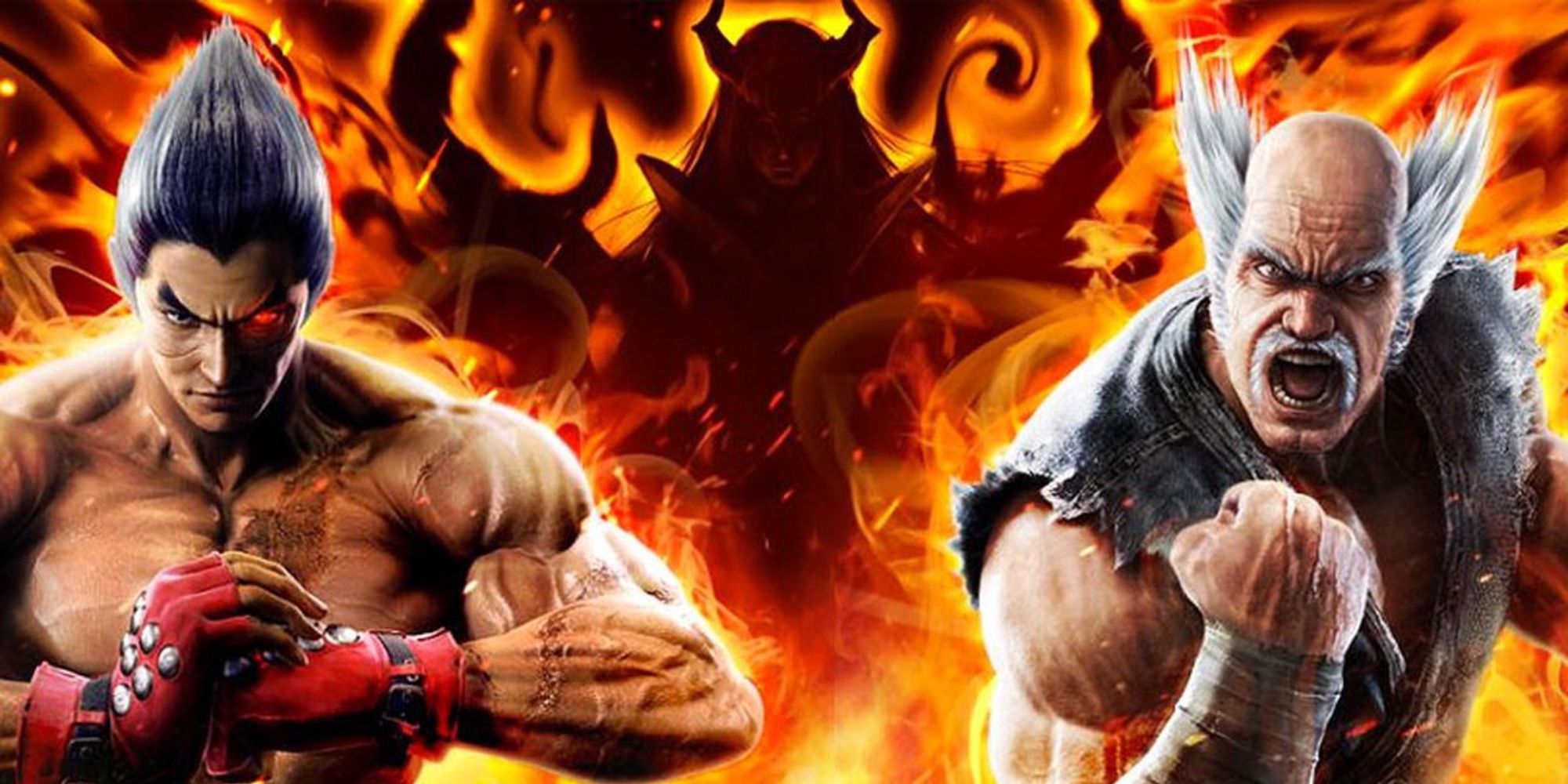 heihachi and kazuya mishima in tekken 